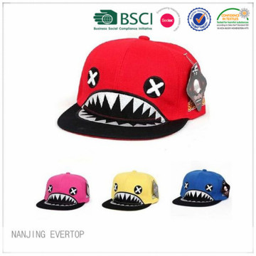 Novedad colores tiburón Hip Hop gorra