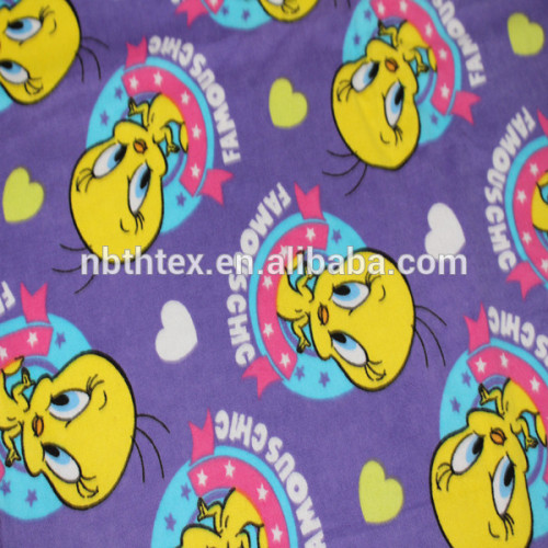 100% Cotton Printed Flannel Fabric