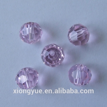 small round faced crystal vermeil beads wholesale