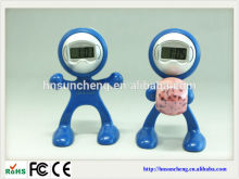 mini digital table time clock with clips