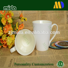 wholesale conical shape bone china mug