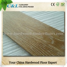 Natural Solid Wood Wire Brushed Oak Flooring