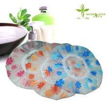 printing eva shower cap with lace edge