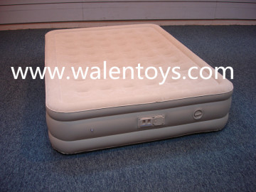 Queen Size Raised Air Bed Flocked