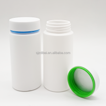 Custom Logo White HDPE Pill Bottle for Supplements and Vitamins