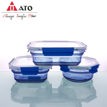 Kichen meal prep glass containers with PP lid