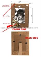 beautiful wooden photo frame