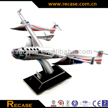 Promotional Custom KT Board Kids Funny Plane Model 3D Puzzle Toy