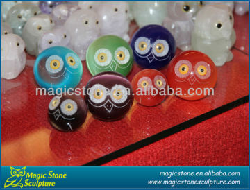 stone carving granite owl-statues