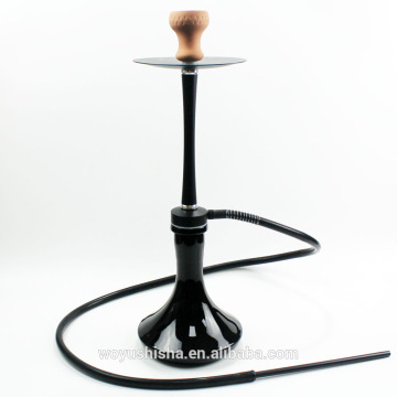 New design hookah modern black shisha pipes cheap aluminum hookahs
