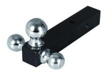 Black / Red Connect Trailer Hitch Balls Marine Trailer Acce