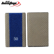 Curved Edge Electroplated Diamond Hand Pad