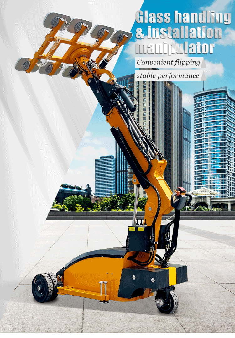 Outdoor Glass Lifter: 300kg Max Loading Vacuum Lifter With Suction Cups ...