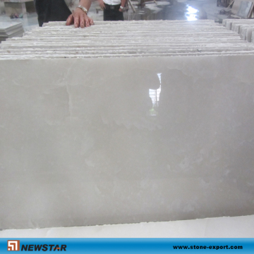 Snow White Onyx Blocks From Iran