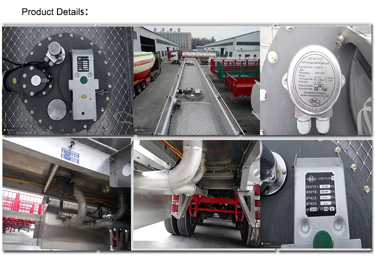 Semi trailer de tanque de combustible (2) fuel tank semi trailer (2)