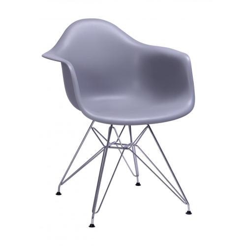 Chaise de salle à manger réplique en plastique Eames DAR