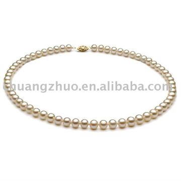 pearl necklace costume jewelry