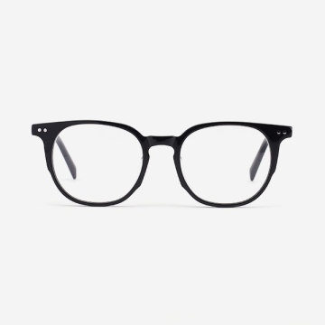 Classic retro round-rimmed acetate women Optical Frames