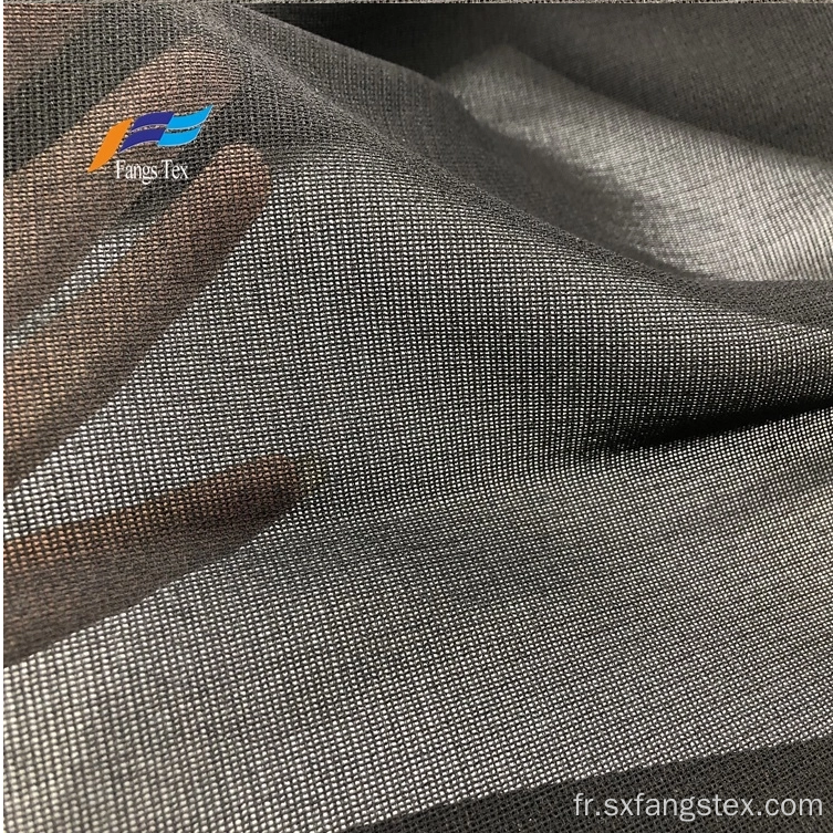 Tissu d&#39;habillement Abaya Kalama noir formel 100% polyester