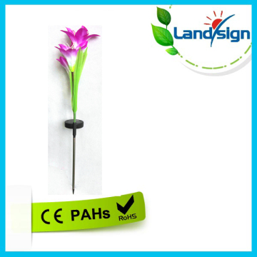 Cixi Landsign Solar Light Manufacturers Solar Powered Decoration Garden Flower Light