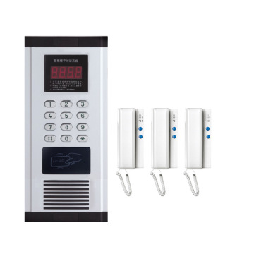 Non-Visual Intercom Telephone Set for Cell Access Control Systems
