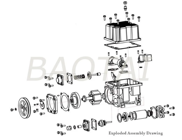 TDW Fuel dispenser bennet positive displacement oil pump / petrol pump