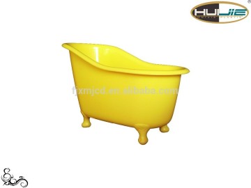 Mini plastic decorative bathtub , Plastic mini bathtub shape container