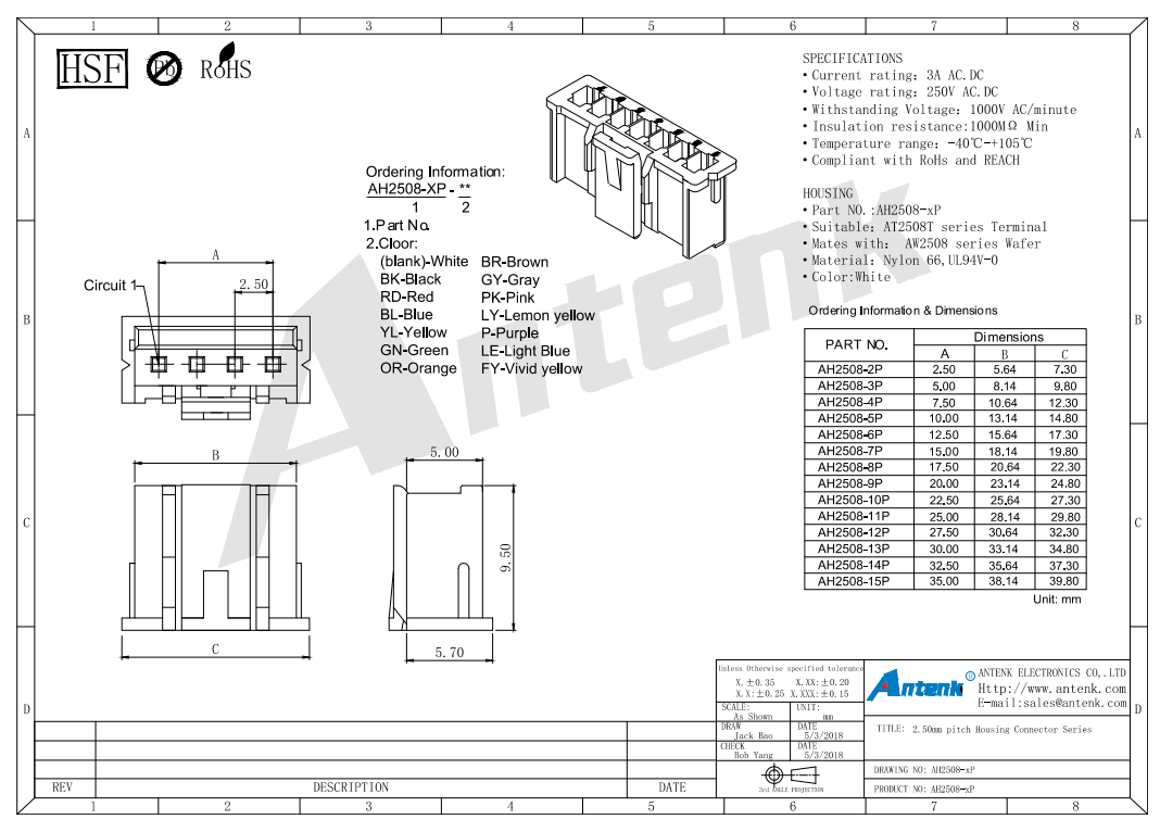 AH2508-2P AH2508-2P