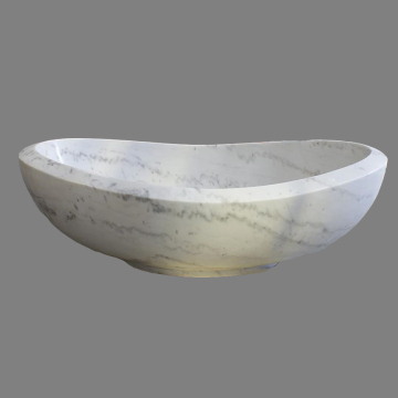 Customized freestanding marble stone bathtub