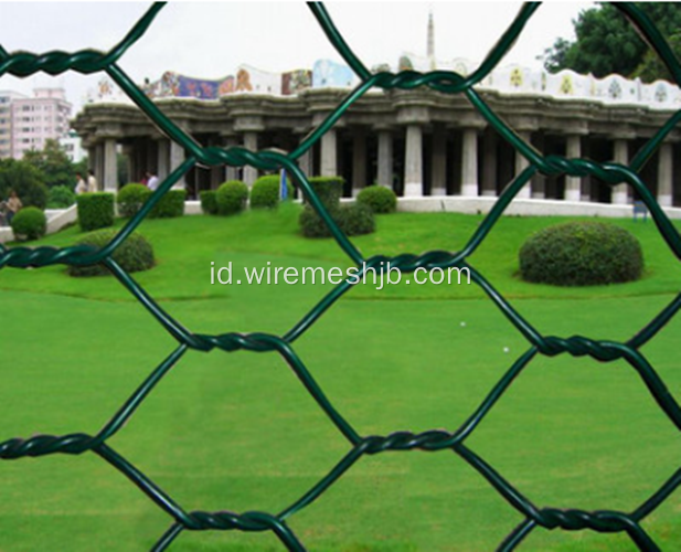 PVC Coated Hexagonal Wire Netting Untuk Kandang Unggas