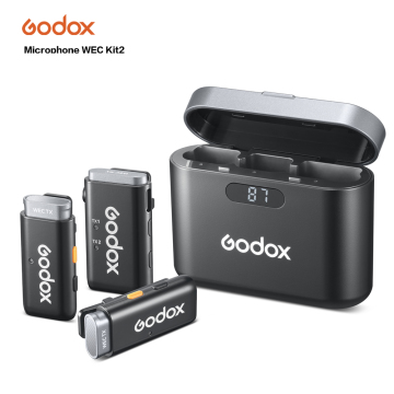 Godox WEC Kit2 2.4G Wireless Stereo Lavalier Microphone