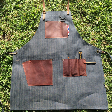 custom high quality barber apron