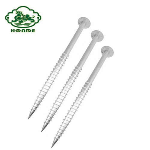 Low Price Galvanized Ground Screw For Solar System