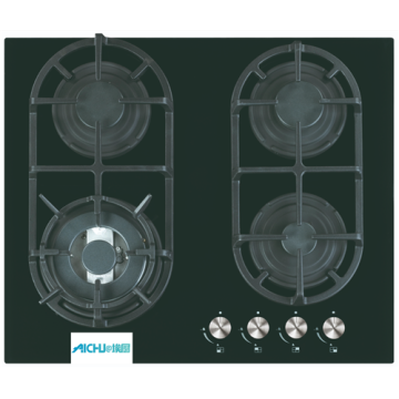 Gas de vantagem de 60 cm no hob de vidro