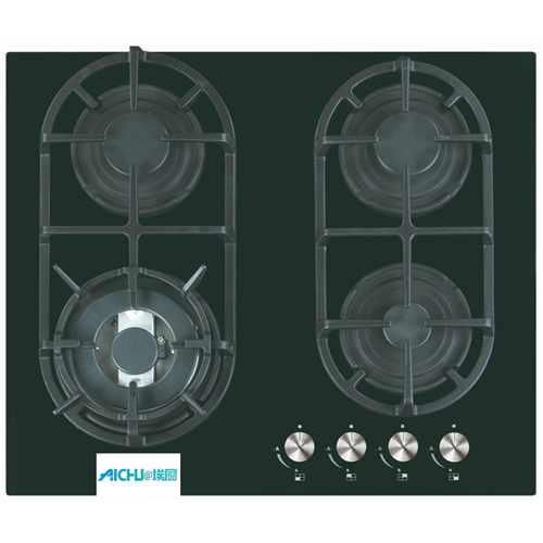 Gas Vantage 60cm pada Glass Hob