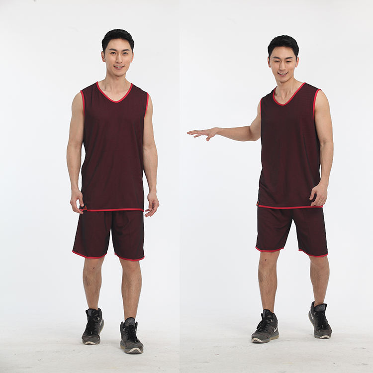 wholesale 100% polyester basketball jersey sports wear Basketball Sports Sets