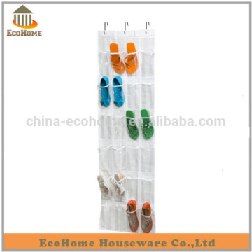 clear shoe organizer hanging