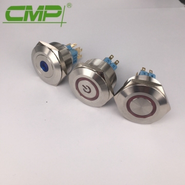 Panel Cutout 30mm 12v Illuminated Switch