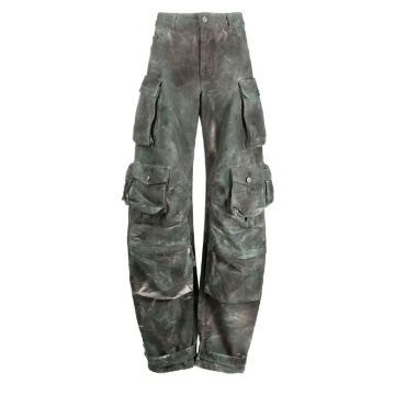 Vintage Blank Winter Unisex Camouflage Cargo Pants