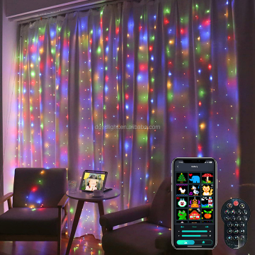 Twinkly Christmas Lights: Waterproof 5V Safety Light Curtain - DIY Smart LED Light