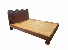 Modern upholstery velvet fabric queen size bed frame