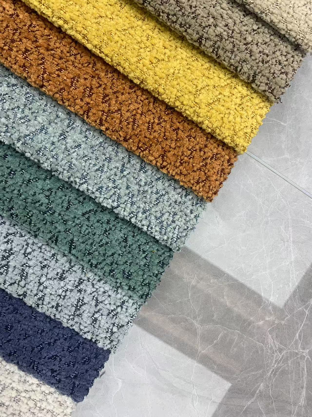 Tissu d'ameublement décoratif en chenille pour meubles Decorative Chenille Upholstery Fabric for Furniture