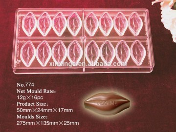 Q774 acrylic chocolate mould