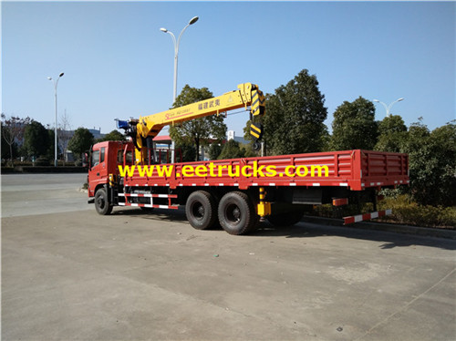 DFAC 6X4 10ton lori na cranes