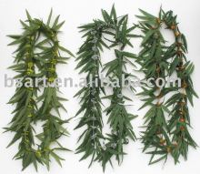 Artificial silk leaf luau lei for halloween