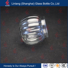 unique design glass candle holder for soy wax