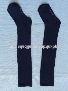 black tube knee highs socks high school socks unisex AQD-KHS-37