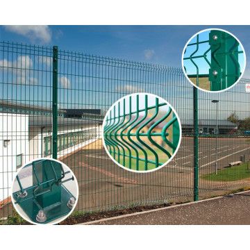 3D curved welded wire mesh panel fence