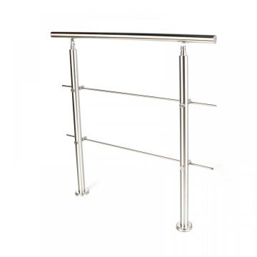 Brushed Wall Mounting Stainless Steel Stair Handrails