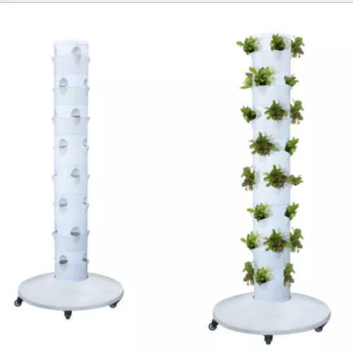 Garden hydroponic tower growing flower water tank systems